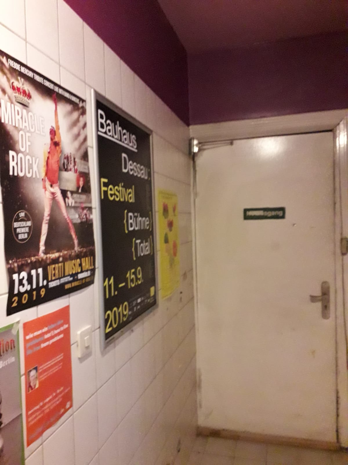 Plakatierung indoor